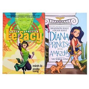 DC Graphic Novels for Kids Lot: Green Lantern Legacy & Diana Princess New